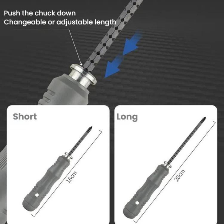 Multifunctional Combination Retractable Dual-purpose Screwdriver Set Iso-U Phillips Screwdriver Repair Tools