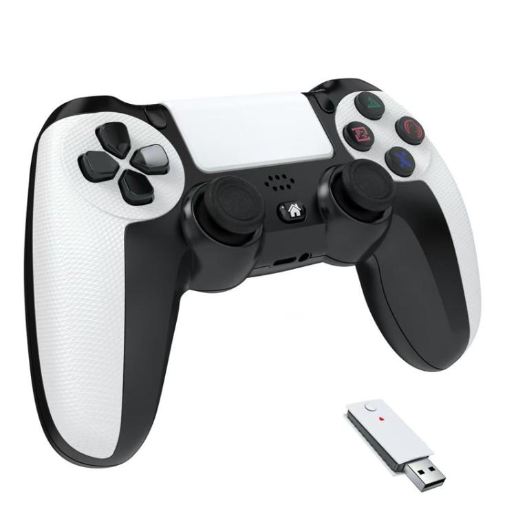 2.4G Dual Motor Dual Vibration 6-Axis Wireless Gamepad For PS4 / PS5 / Android / iOS / PC