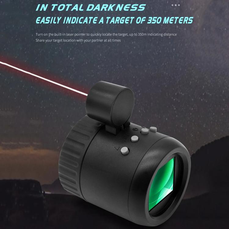 350m 1-10X Outdoor Night Vision Monocular Night Vision Device 1080P HD Telescope