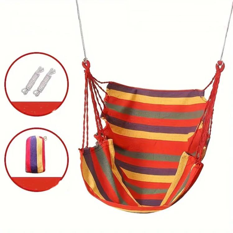 Outdoor Hammock Hanging Chair Fabric Swing Without Pillow And Cushion