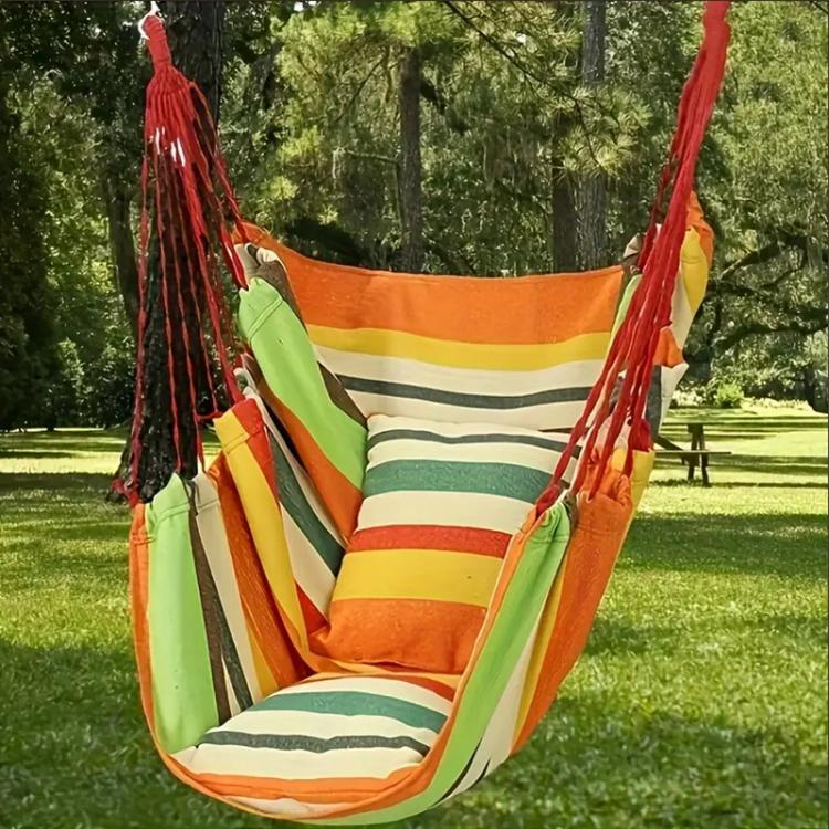 Outdoor Hammock Hanging Chair Fabric Swing Without Pillow And Cushion