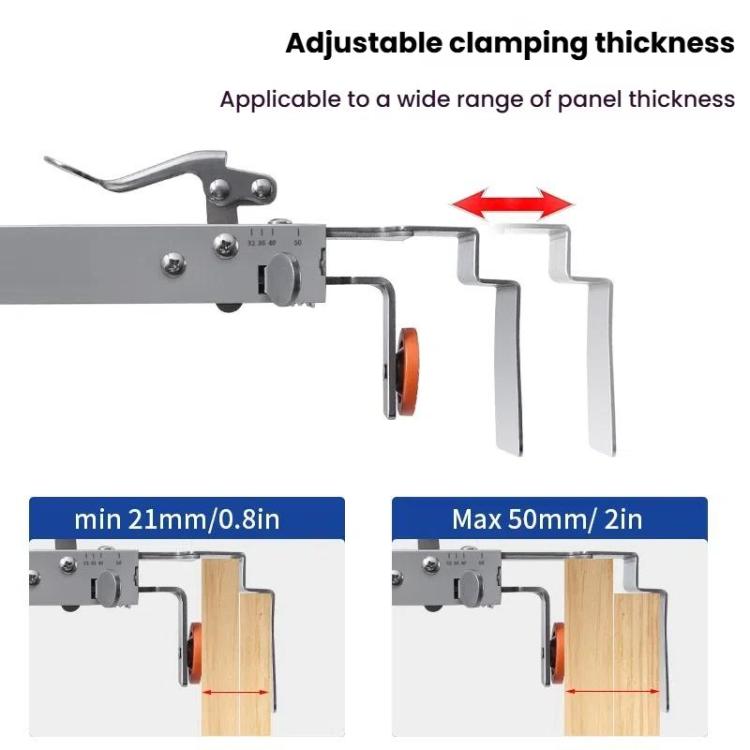 RUITOOL Stainless Steel Push Quick Drawer Clamp Adjustable Telescopic Woodworking Fixture Clamps