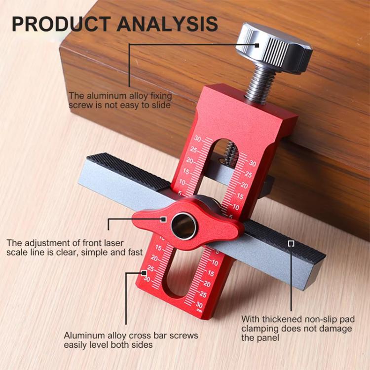 RUITOOL Cabinet Door Installation Locator Aids Adjustable Rebounder Punched Mounting Jig Leveling Device