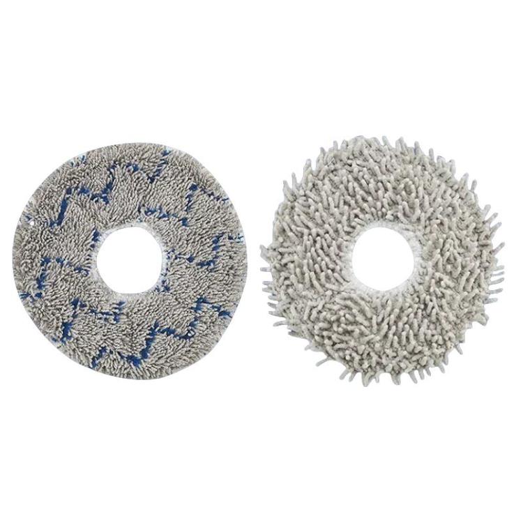 2pcs /Pack Mop Pads Rag For Ecovacs DEEBOT X1 TURBO / X1 PLUS/ X1 OMNI / T10 TURBO