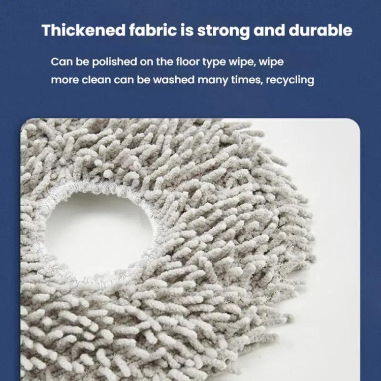 2pcs /Pack Mop Pads Rag For Ecovacs DEEBOT X1 TURBO / X1 PLUS/ X1 OMNI / T10 TURBO
