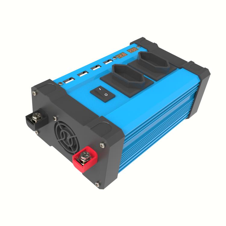 Gurxun 4 USB Ports Digital Display Modified Square Wave Inverter