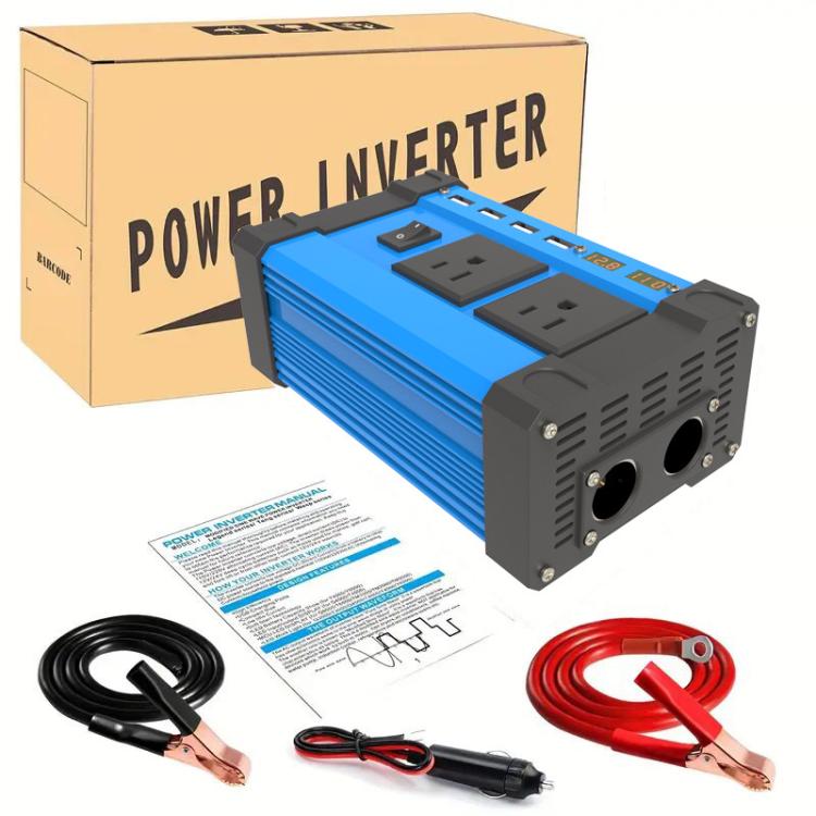 Gurxun 4 USB Ports Digital Display Modified Square Wave Inverter