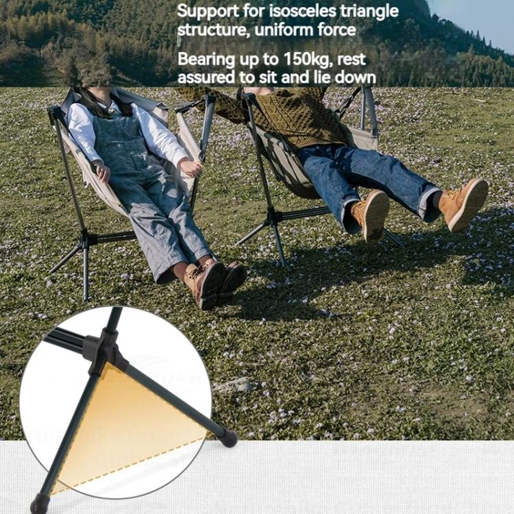Naturehike Outdoor Folding Rocking Chair Portable Recliner Chair Leisure Camping Picnic Swing Chair