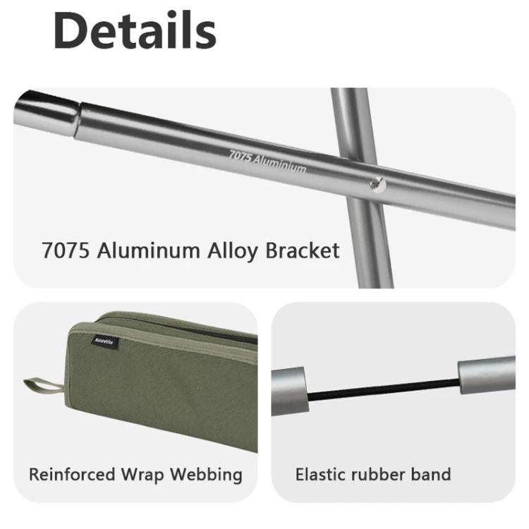 Naturehike Folding Stool Portable Outdoor Camping Aluminum Chair