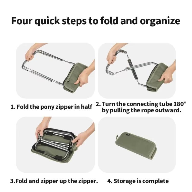 Naturehike Folding Stool Portable Outdoor Camping Aluminum Chair