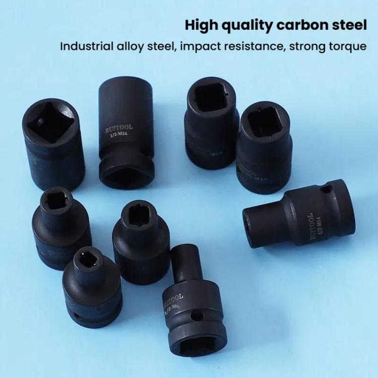 RUITOOL 1/2 inch Tap Socket Pneumatic Wrench Square Socket Inner Quarter Square Hole Wrench Tool