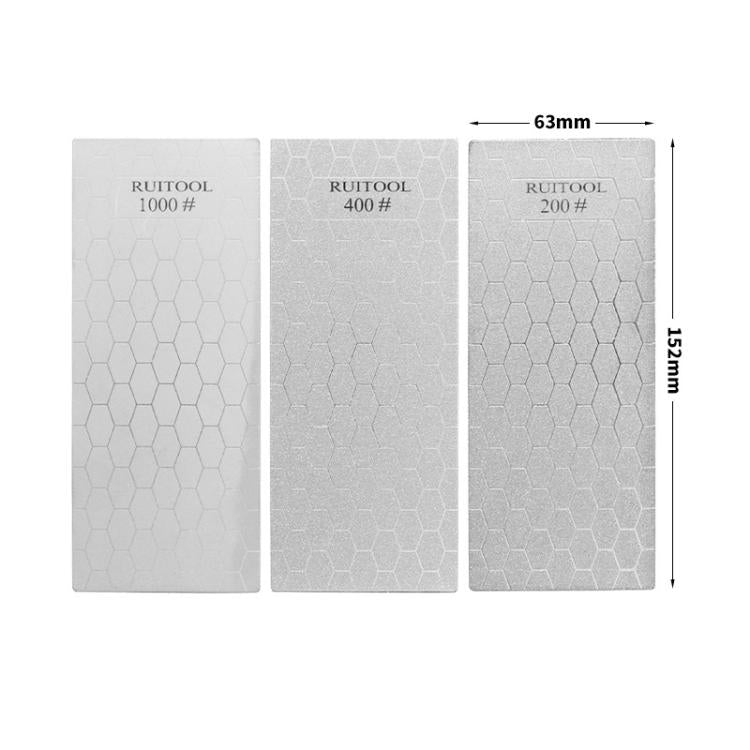 RUITOOL Emery Sharpening Disc Rectangular Diamond Honeycomb Knife Sharpener Household Polishing Tool