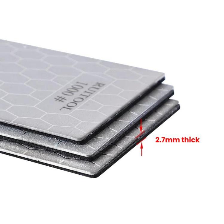 RUITOOL Emery Sharpening Disc Rectangular Diamond Honeycomb Knife Sharpener Household Polishing Tool