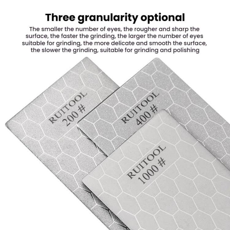 RUITOOL Emery Sharpening Disc Rectangular Diamond Honeycomb Knife Sharpener Household Polishing Tool