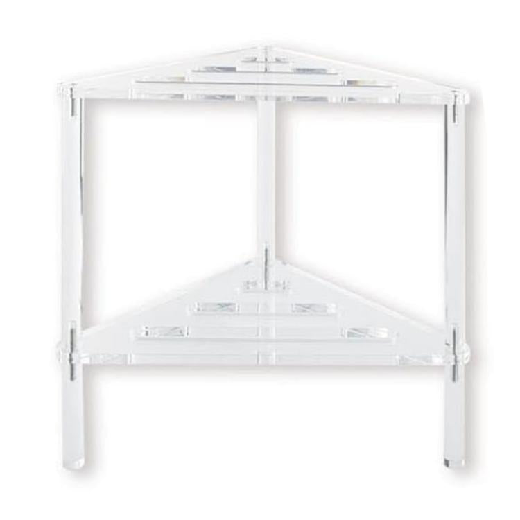 Acrylic Triangle Shower Pot Hollow Bracket