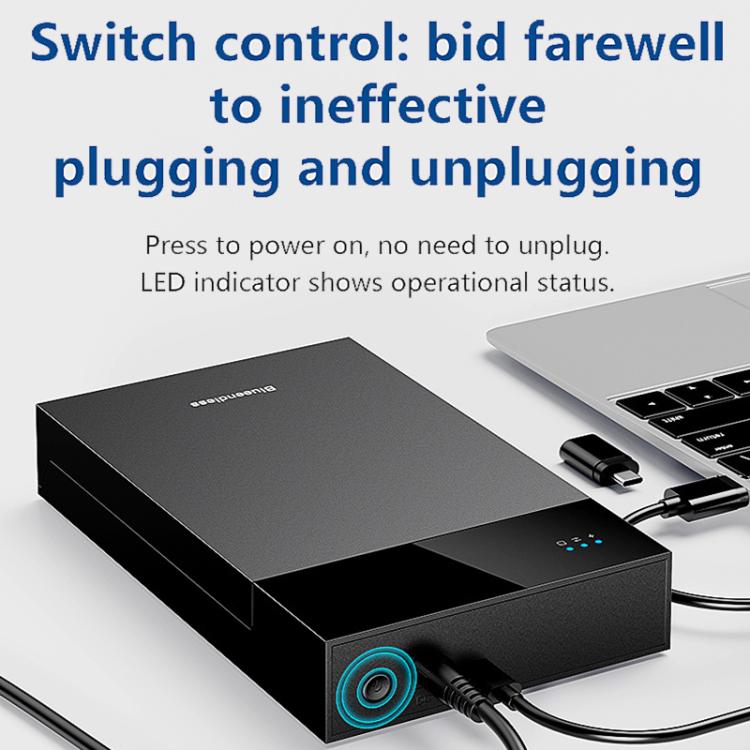 Blueendless MR35TC 3.5-inch USB3.0 2.5/3.5-inch SATA Mobile Hard Disk Box