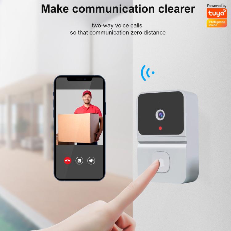 T3 WiFi Video Smart Doorbell Supports Tuya APP Night Vision Two-way Intercom