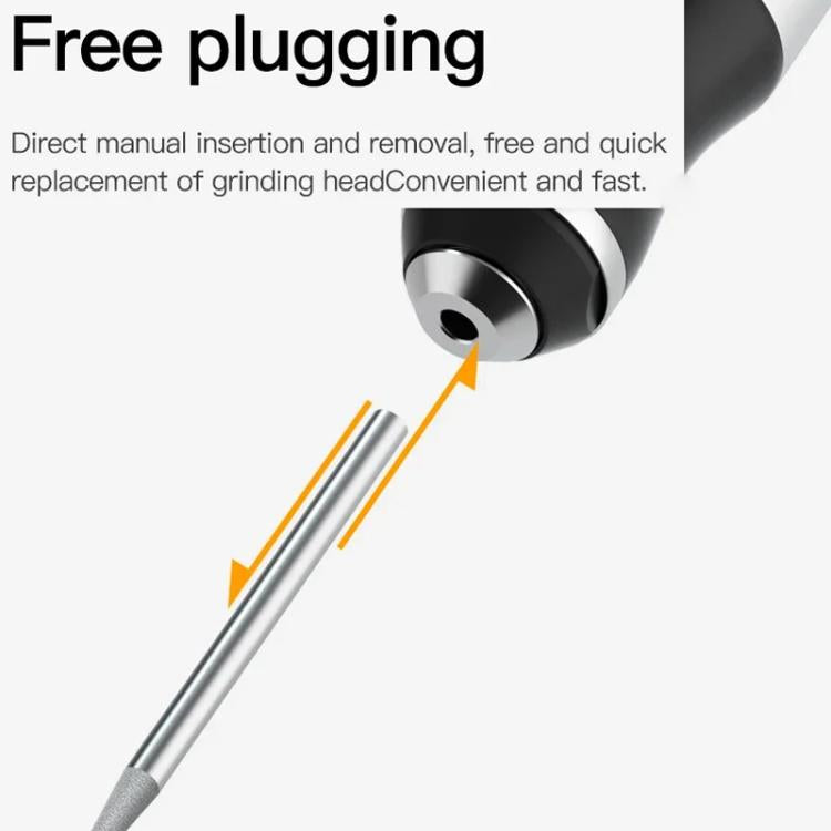 MaAnt D2 Rechargeable Speed Regulating Electric Grinding Pen Small Sanding Machine With 7 Sanding Heads