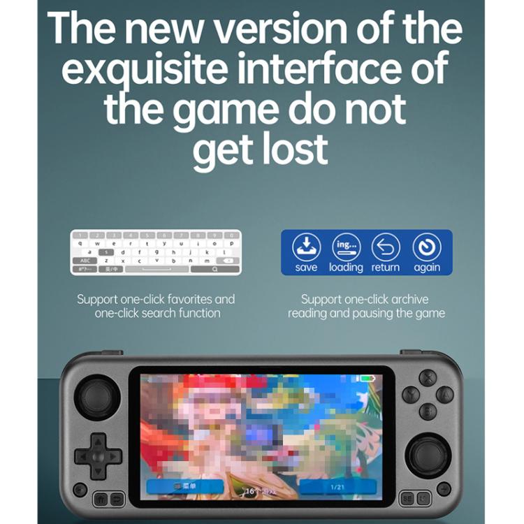 CB408 4.7-inch Touch Screen Handheld Game Console Supports WiFi Android 11 +Linux System