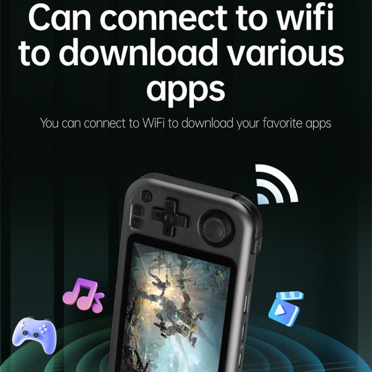 CB408 4.7-inch Touch Screen Handheld Game Console Supports WiFi Android 11 +Linux System