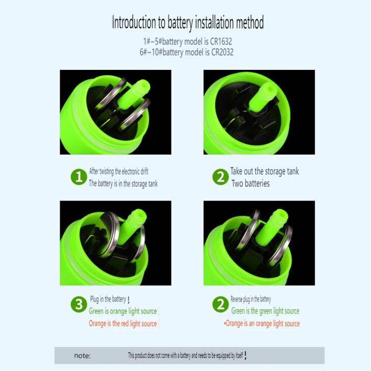 Electronic Luminous Float For Night Fishing Sea Fishing ABS Anti-Fall Float