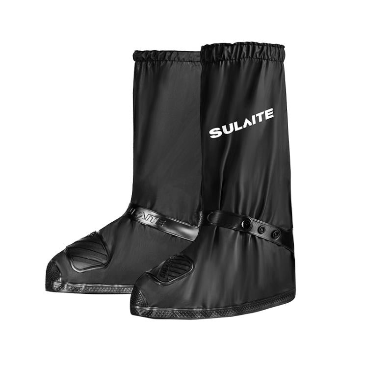 SULAITE Motorcycle Shoe Cover Thickened Anti-slip Wear-resistant Rain Shoes Outdoor Riding Adult Rain Boots