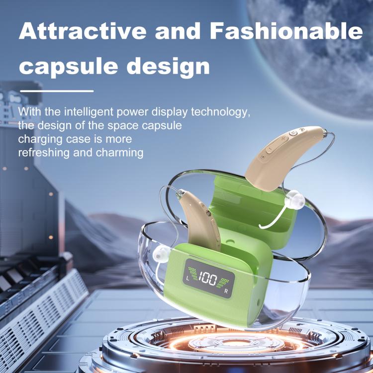 16-Channel Digital Hearing Aid Elderly Sound Amplifier With Digital Display Space Charging Box