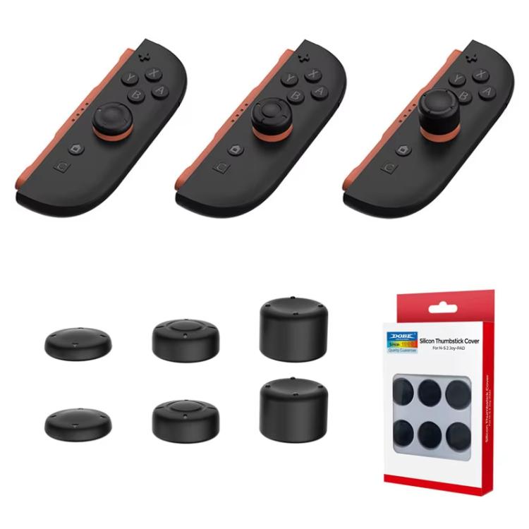 For Switch 2 Console DOBE 6pcs /Pack Joystick Cap Heightening Cap Set