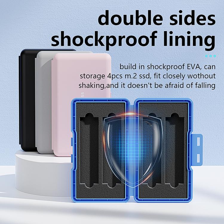 Blueendless M1 Universal M.2 SSD Shockproof and Waterproof Storage Box