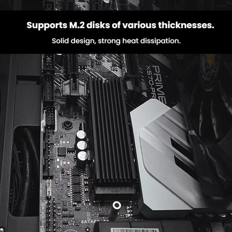 FinalCool M.2 2280 NVME SSD Radiator Aluminum Heat Sink for Desktop PC PS5