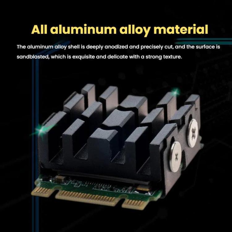 FinalCool  M.2 2230 SSD Heat Sink Aluminum Solid Disk Drive Radiator