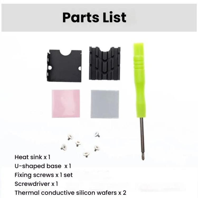 FinalCool  M.2 2230 SSD Heat Sink Aluminum Solid Disk Drive Radiator