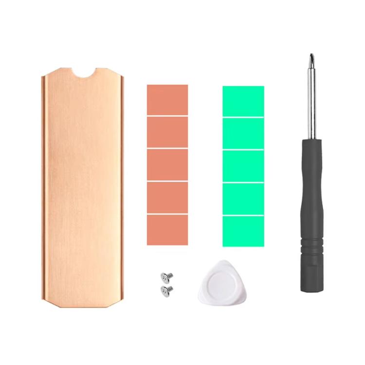 Pure Copper SSD Heat Sink for Game Consoles / Laptops / Mini Hosts