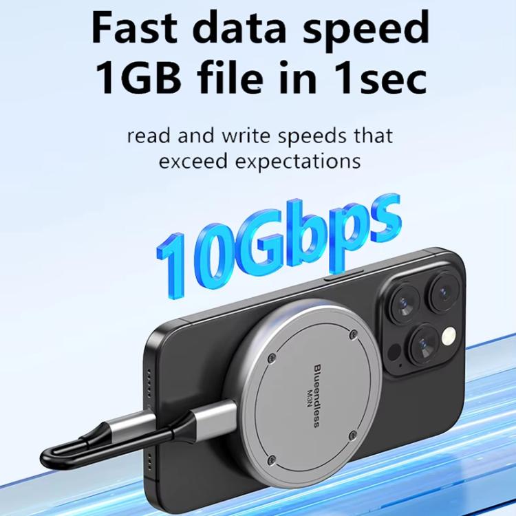 Blueendless M3NPD M.2 NVMe 2230/2242 Magnetic Phone Hard Disk Box