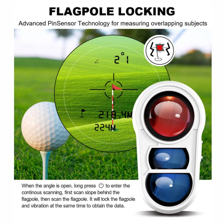 ARTBULL Lock Flag Ramp Outdoor Golf Laser Rangefinder Telescope