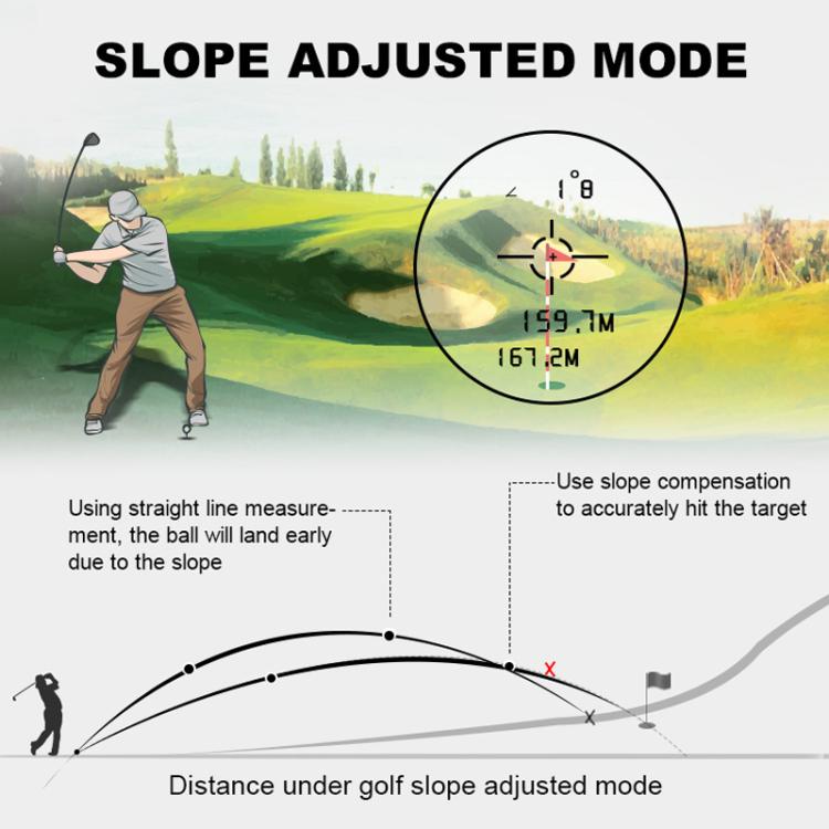 ARTBULL Lock Flag Ramp Outdoor Golf Laser Rangefinder Telescope