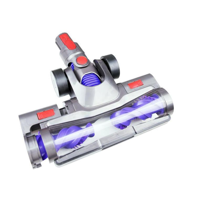 For Dyson V7 V8 V10 V11 V15 Vacuum Cleaner Double Roller Direct Drive Brush Head with LED Light