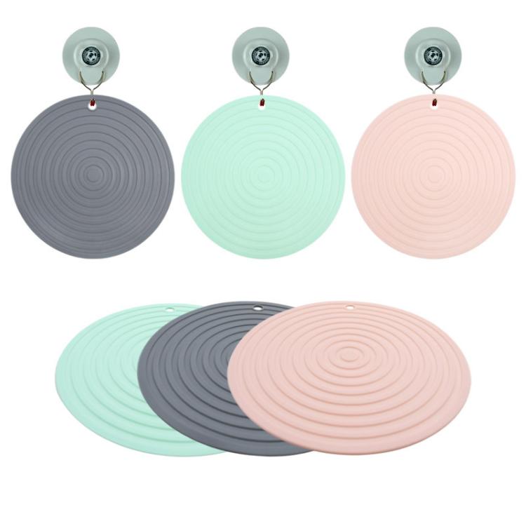 Food Grade Silicone Round Heat Insulation Mat Kitchen Anti-Scald And Anti-Slip Placemat
