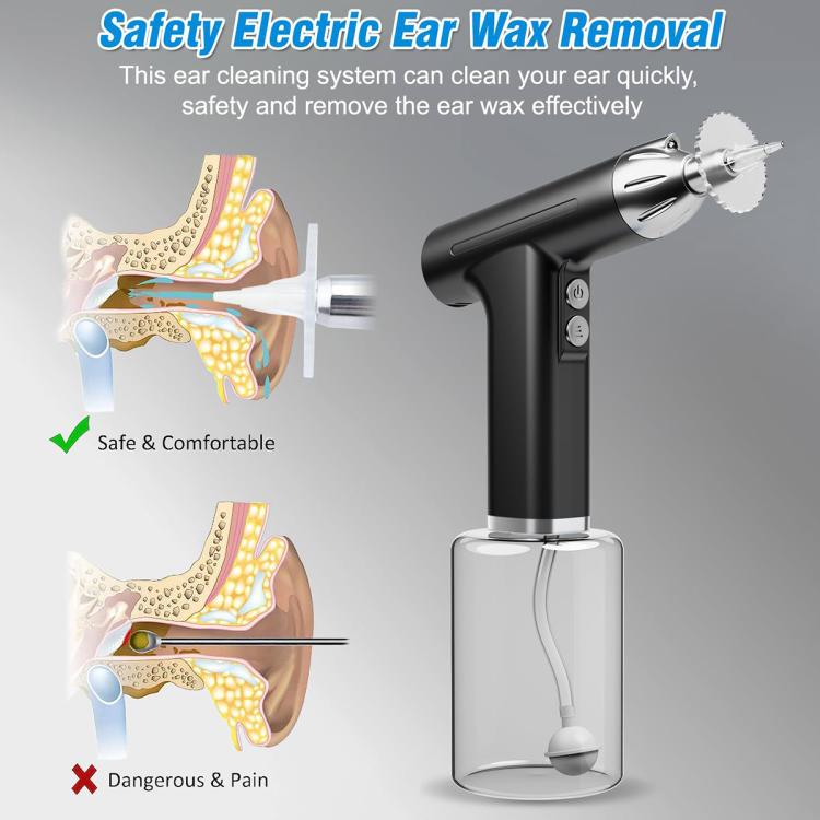 LED Light Low-noise and High-endurance Ear Cleaner Rechargeable Earwax Remover