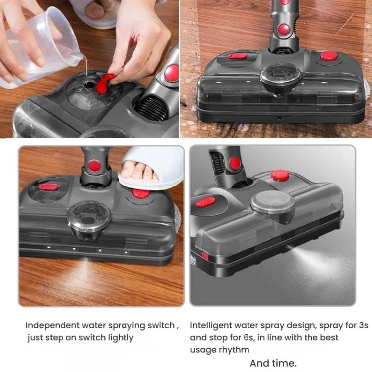 4-In-1 Electric Mop Head With UV Sterilizer Light And Water Tank