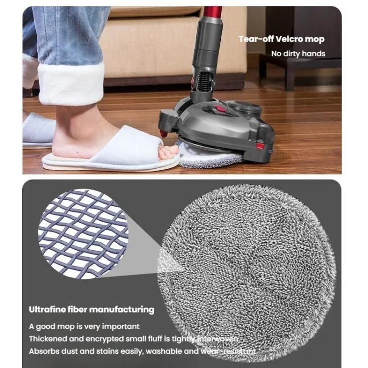 4-In-1 Electric Mop Head With UV Sterilizer Light And Water Tank