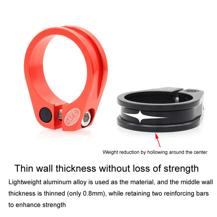 Mountain Road Bicycle Aluminum Locking Seatpost Clamps Seatpost Clamp Ring Fittings