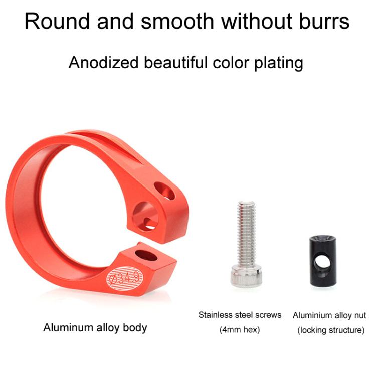 Mountain Road Bicycle Aluminum Locking Seatpost Clamps Seatpost Clamp Ring Fittings