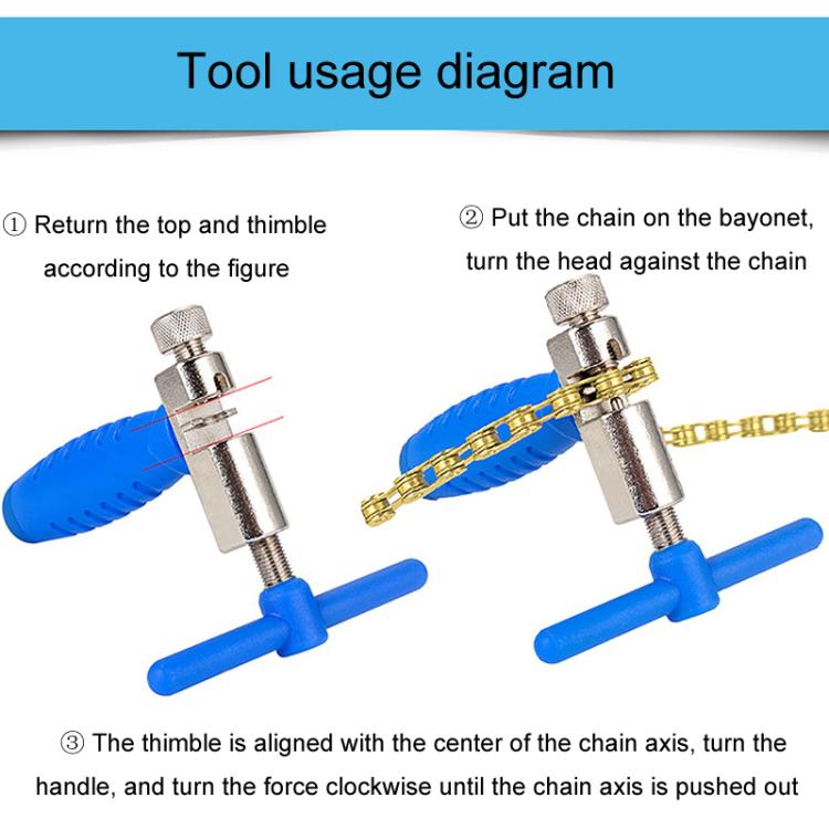 Mountain Bicycle Chain Cutter Steel Chain Release Tool