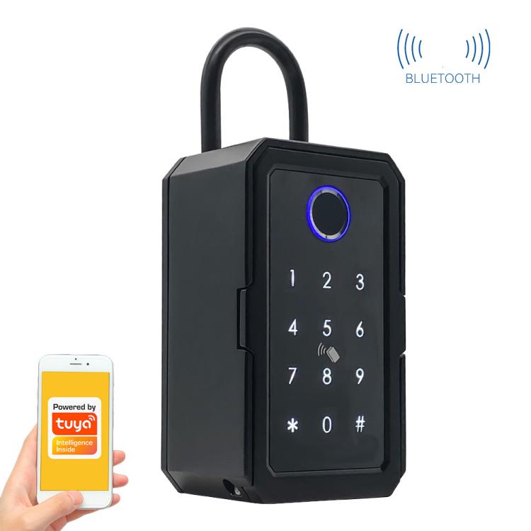 Smart Bluetooth Key Box Supports Fingerprint/APP/Password/IC Card Unlocking
