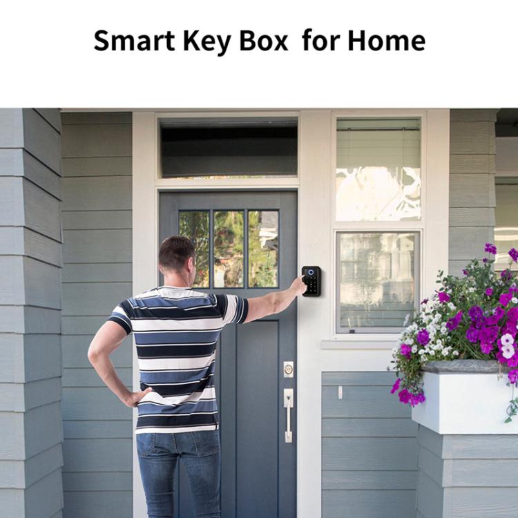 Smart Bluetooth Key Box Supports Fingerprint/APP/Password/IC Card Unlocking