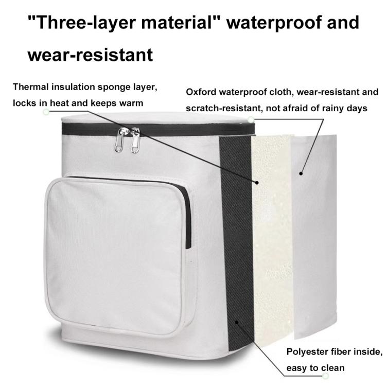 Electric Vehicle Front Helmet Raincoat Storage Waterproof Bag