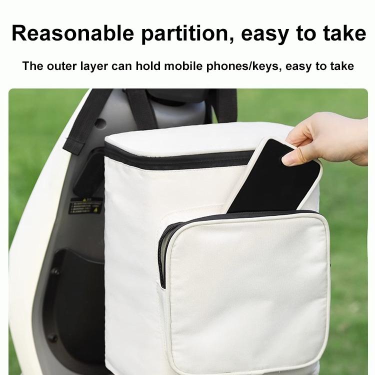 Electric Vehicle Front Helmet Raincoat Storage Waterproof Bag