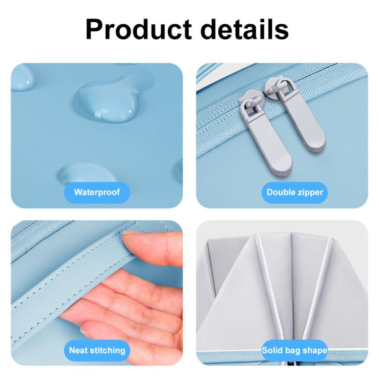 BUBM BM01351001 Portable 3D Volcano-shaped Cosmetic Storage Bag Toiletries Bag