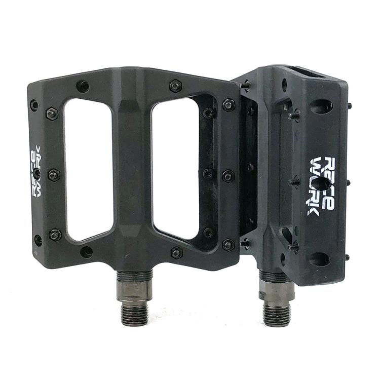 RACEWORK RK091 1pair Mountain Bike Nylon Fiber Pedals Cycling Anti-slip Pedals